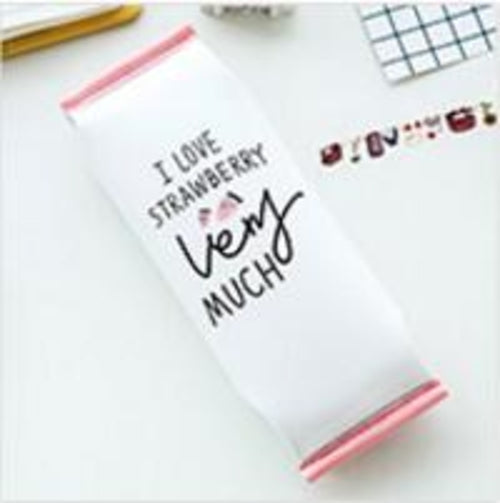 High capacity Simple Sweet Pencil Case Stationery
