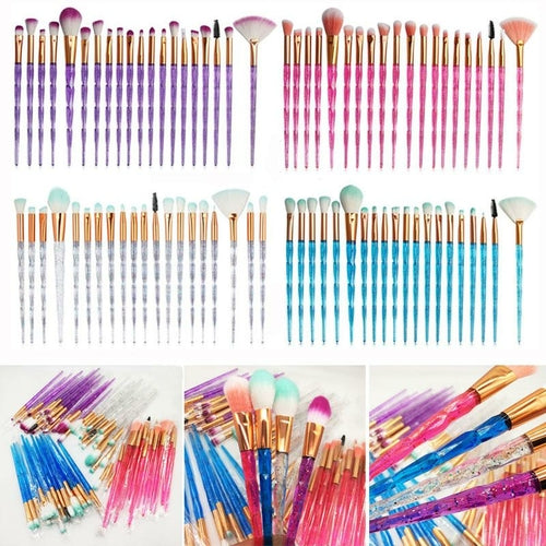 Makeup Brush 20pcs Cosmetics Brushes Set Foundation Blending Face